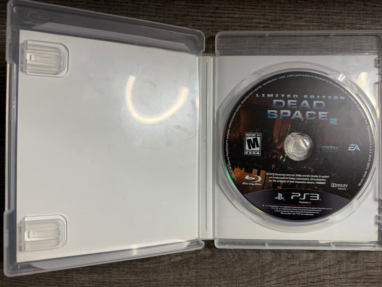 Dead Space 2 – Limited Edition – Sony PS3 – Electronic Arts – Acceptable Conditi