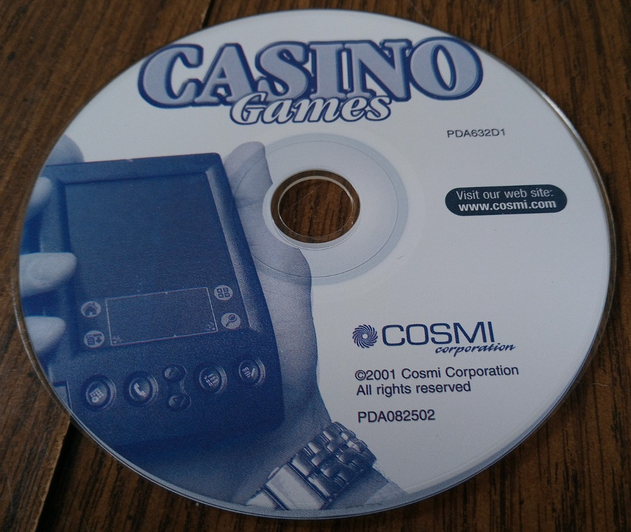 2001 Casino Games for PDA Palm / Pocket PC – Video Games by Cosmi DIsc Only