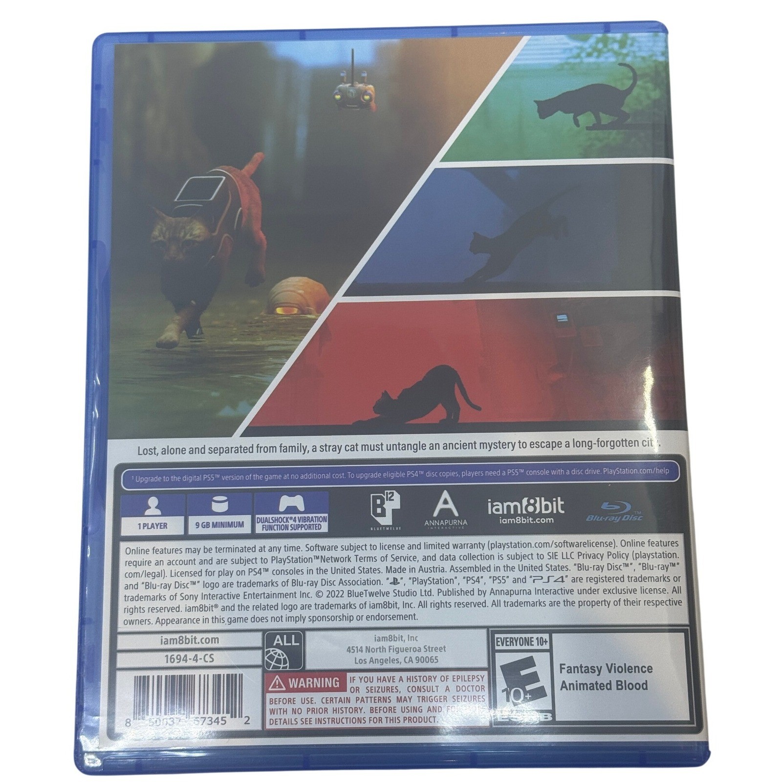 Stray PS4 iam8bit Edition Complete Annapurna Interactive BlueTwelve Studio 2022