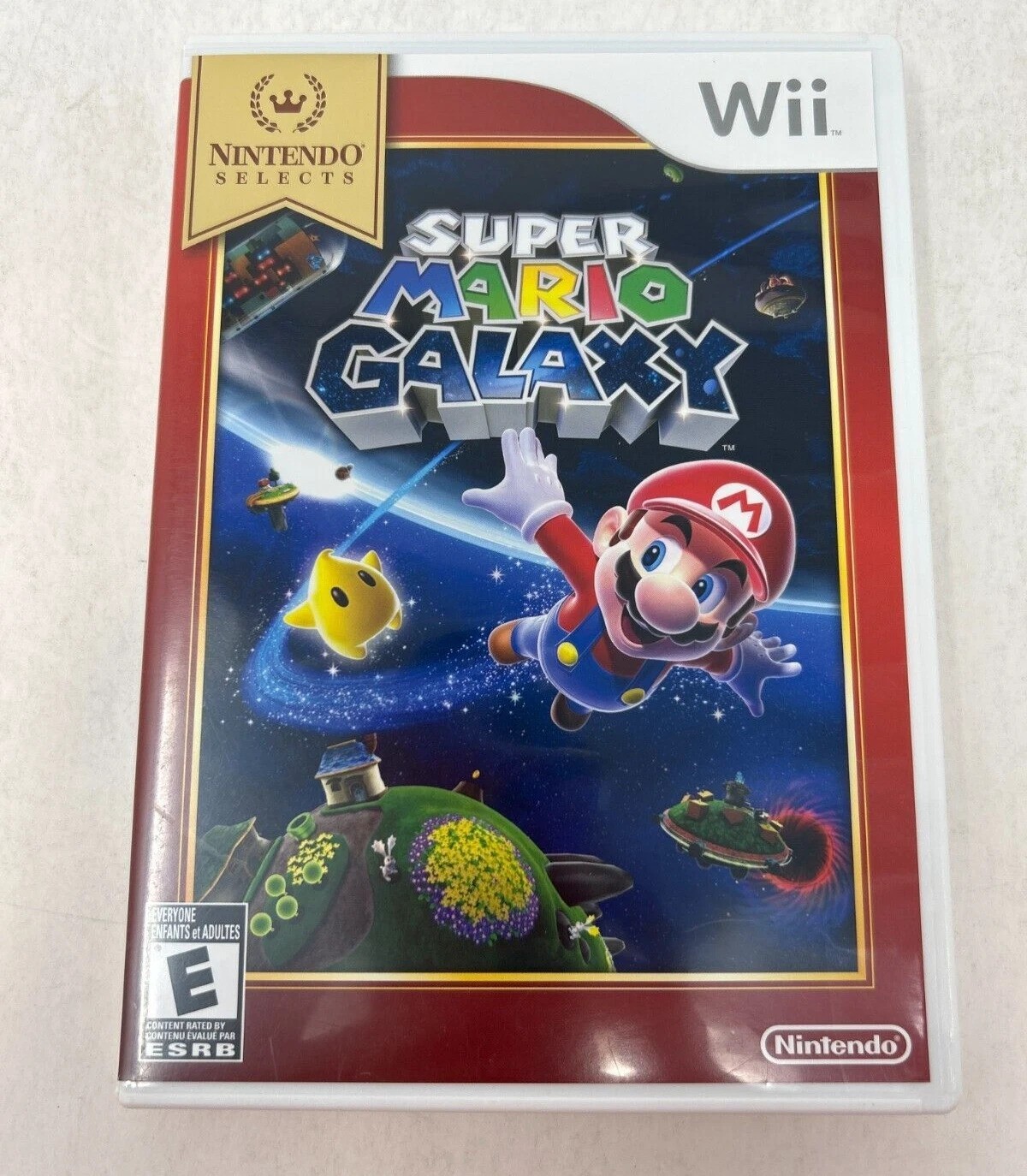 Case and Manual Only NO GAME Super Mario Galaxy Nintendo Wii Authentic
