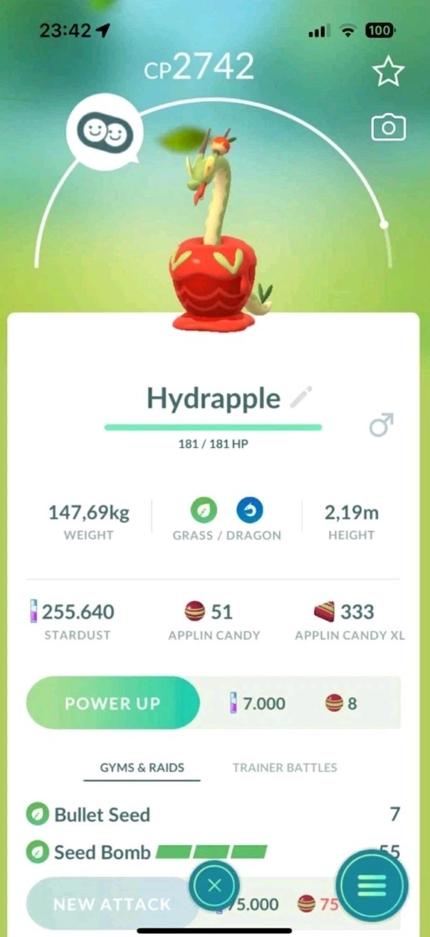 Hydrapple ( Applin Evolution ) Pokemon Fast Same Day Go