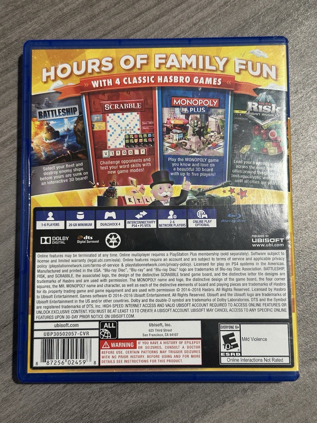 Hasbro Family Fun Pack: Conquest Edition (Sony PlayStation 4, 2016)
