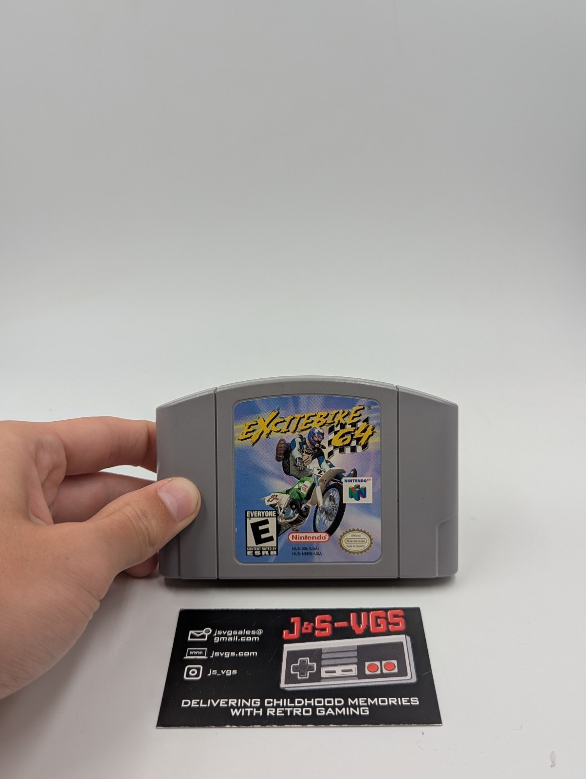 Excitebike 64 (Nintendo 64, N64, Authentic OEM Cart Only #2) Free Ship