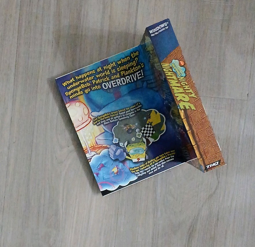 SpongeBob SquarePants: Nighty Nightmare – New Sealed Retail Box – PC CD-ROM