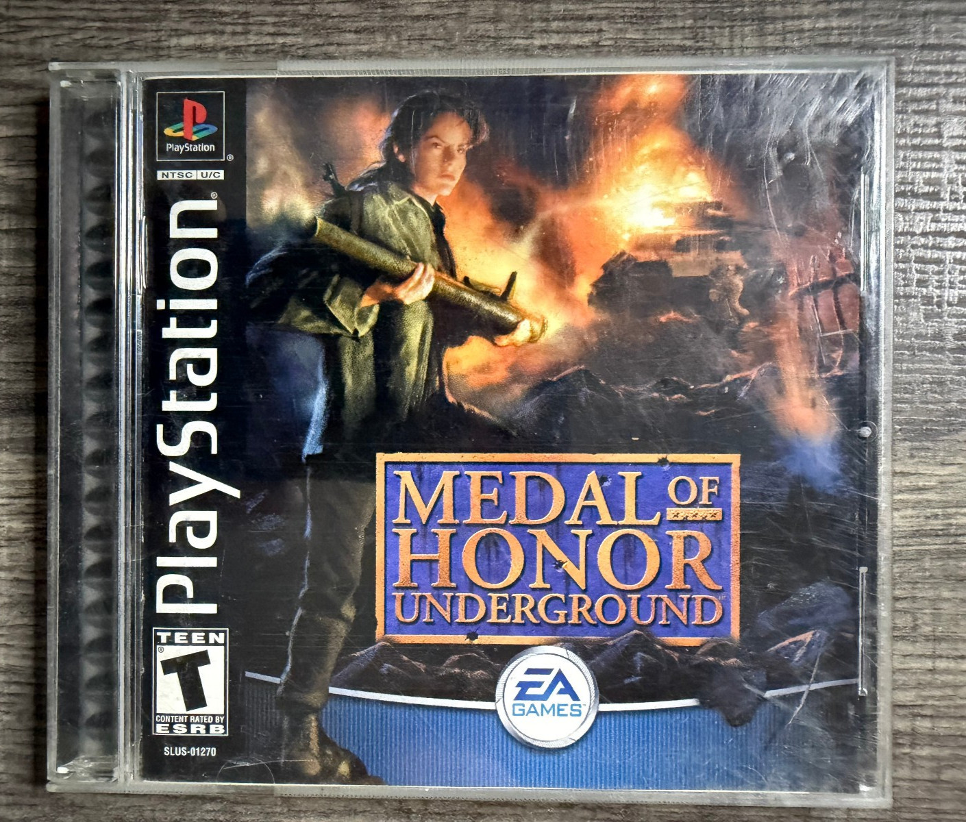 Medal of Honor: Underground – Sony PS1 – EA Games – Acceptable Condition