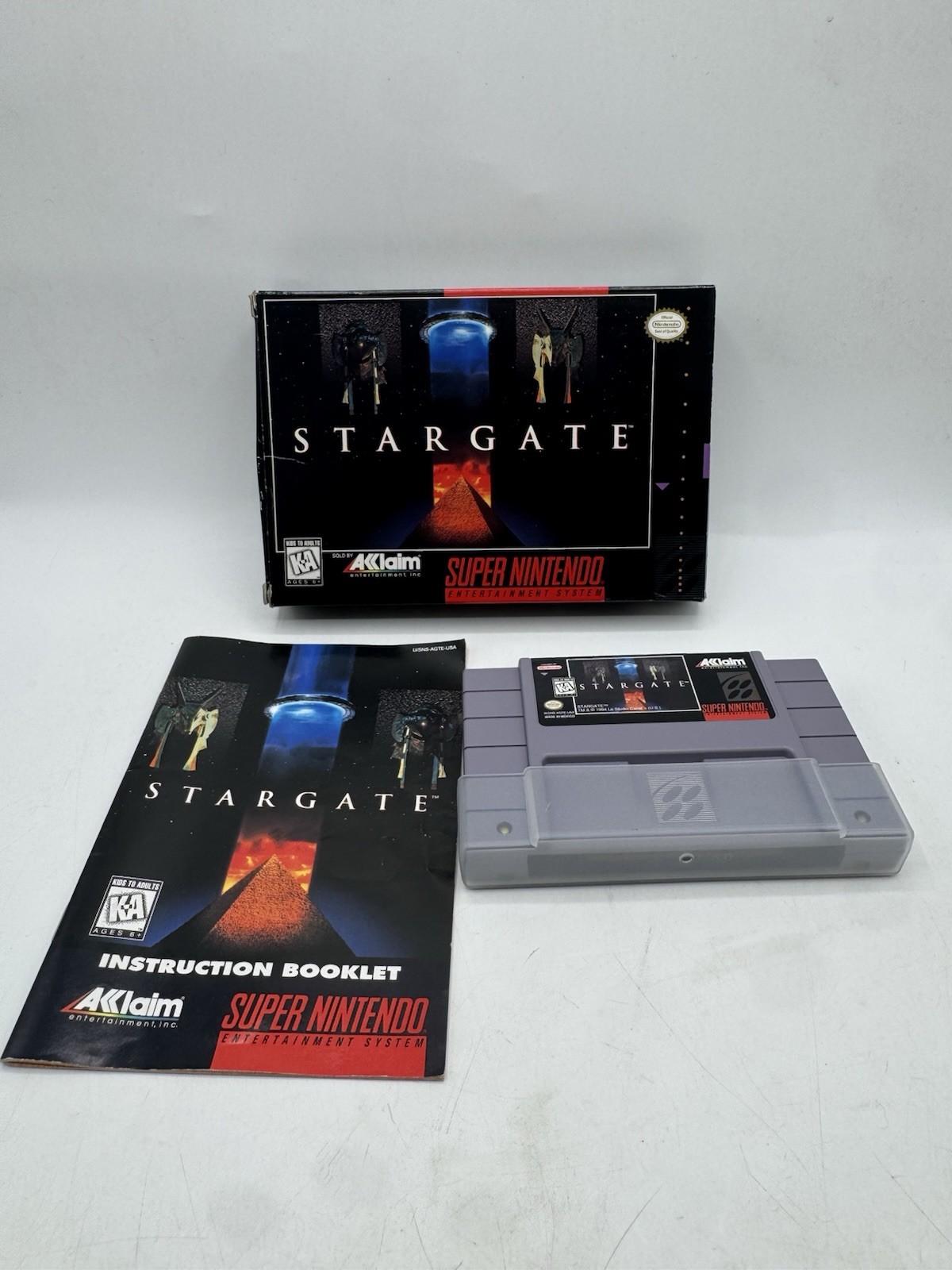 Super Nintendo SNES Stargate 1995 No Poster