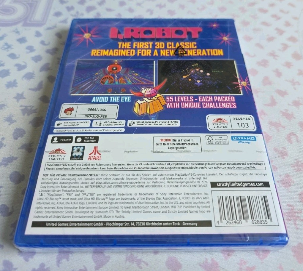 I, Robot (PS5/ PSVR2) – VERY RARE -Only 1000 Copies- With Postcard – SHIPS TODAY