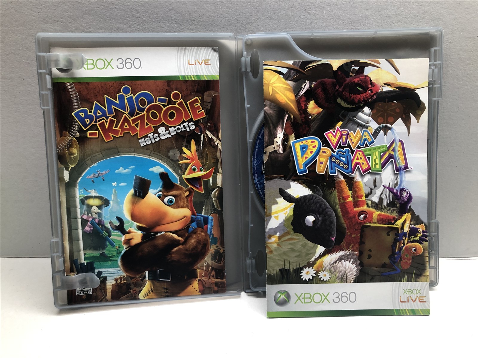 Banjo-Kazooie: Nuts & Bolts Viva Pinata (Xbox 360 2008) Complete Tested Working