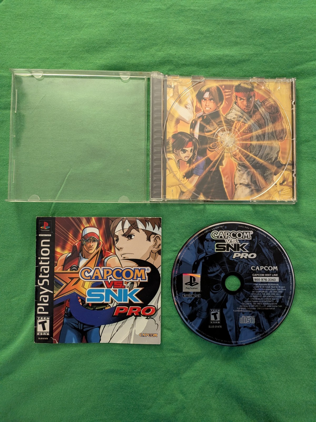 Capcom vs. SNK Pro Sony PlayStation 1 PS1, fully complete in great condition!