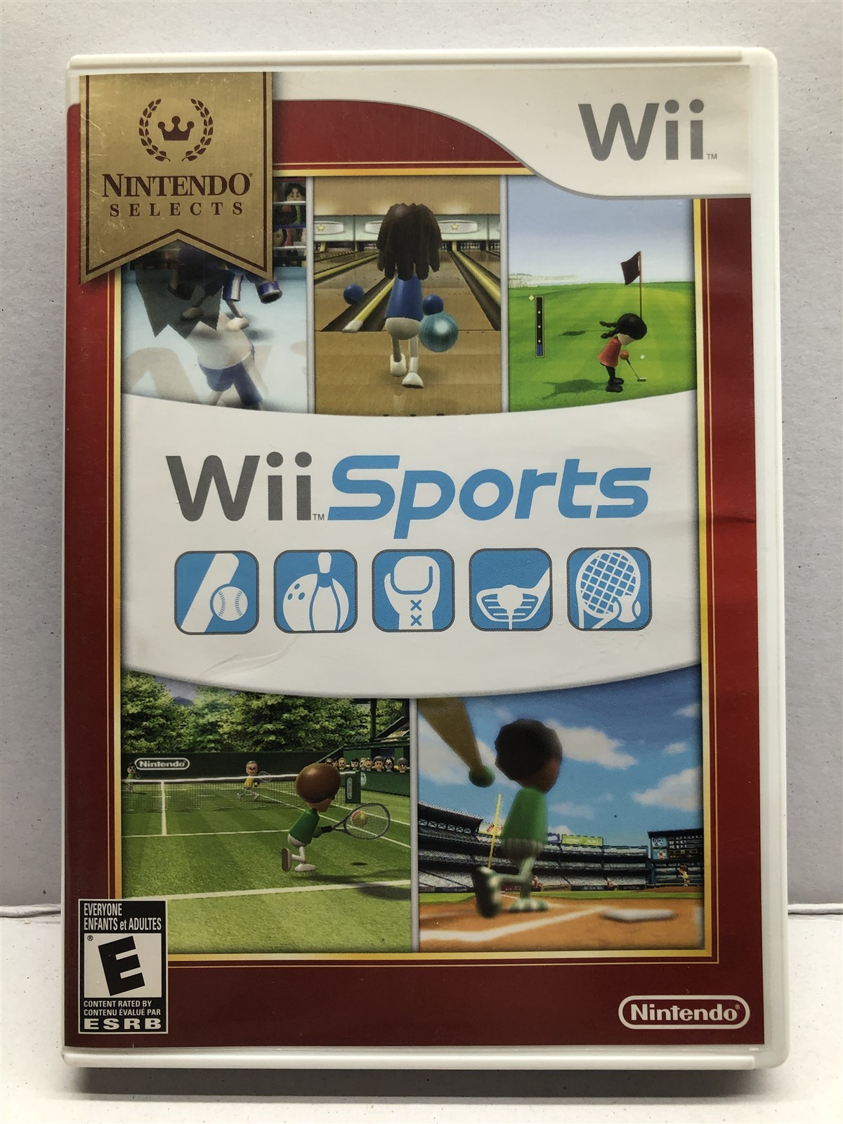 Wii Sports (Nintendo Wii, 2006) Plastic Case, Complete with Manual – Free Ship
