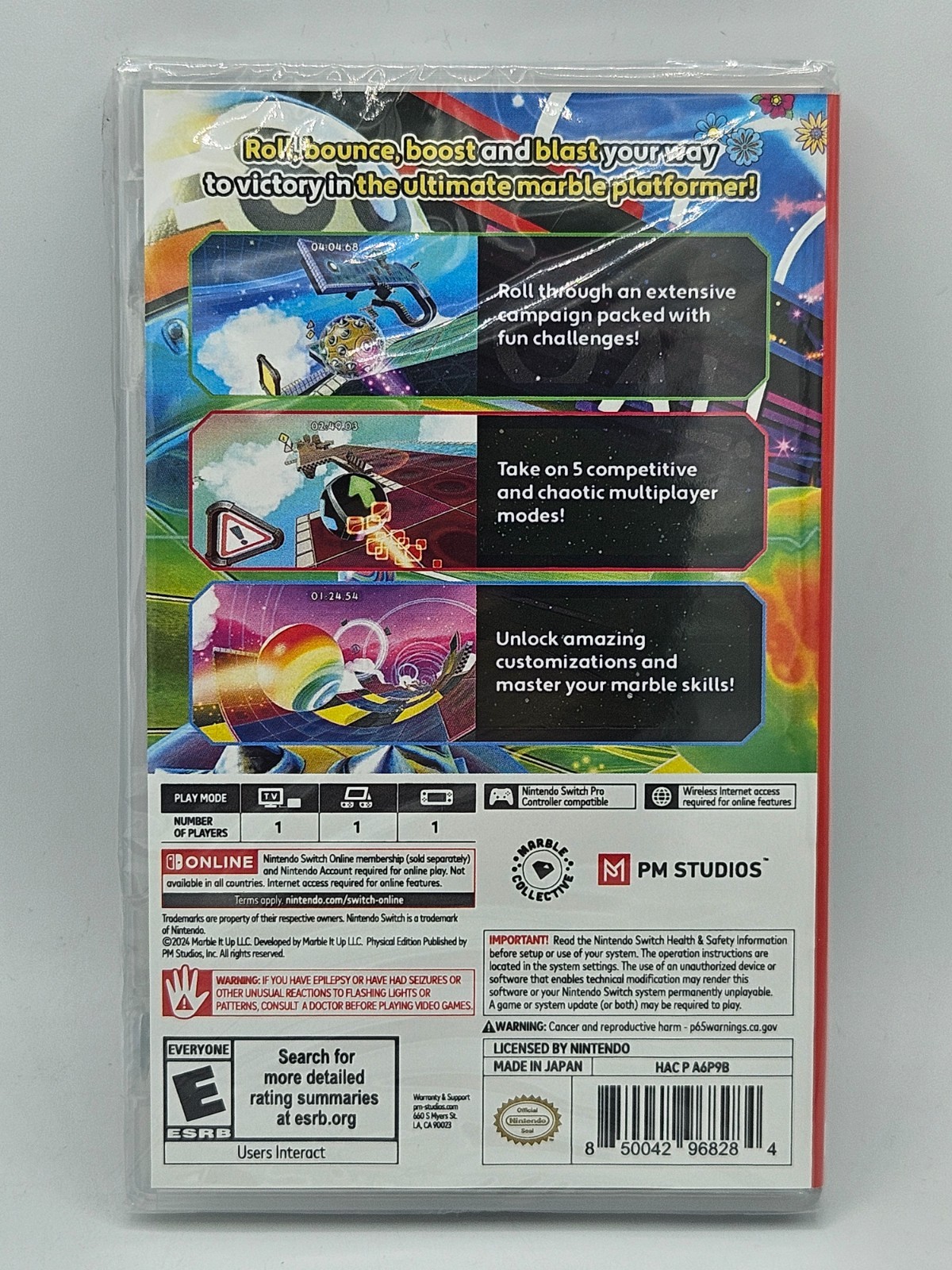 Marble It Up! Ultra – Nintendo Switch – Sealed – Damaged
