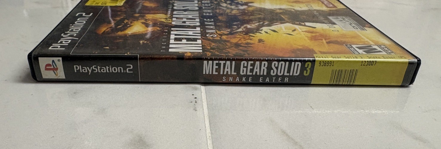 Metal Gear Solid 3: Snake Eater Sony PlayStation 2 Tactical Espionage Action CIB