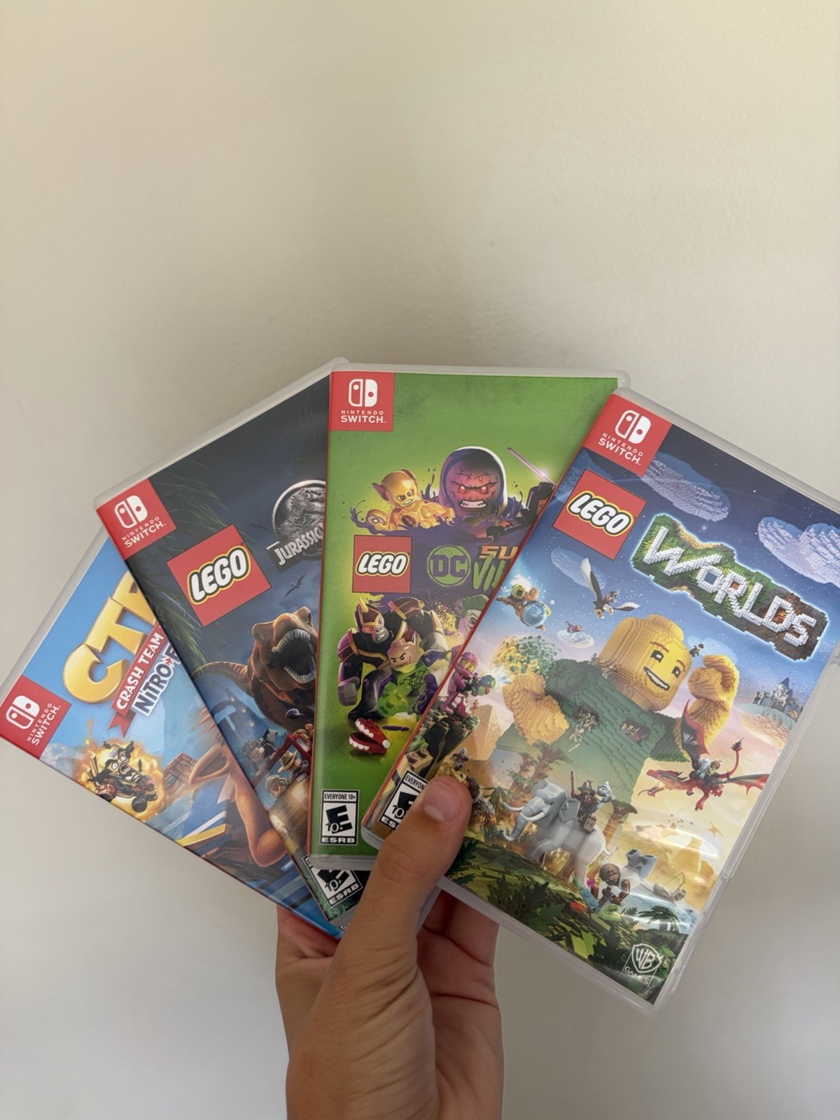 LEGO Worlds Nintendo Switch Game, WB Games, E10+, LEGO Series.