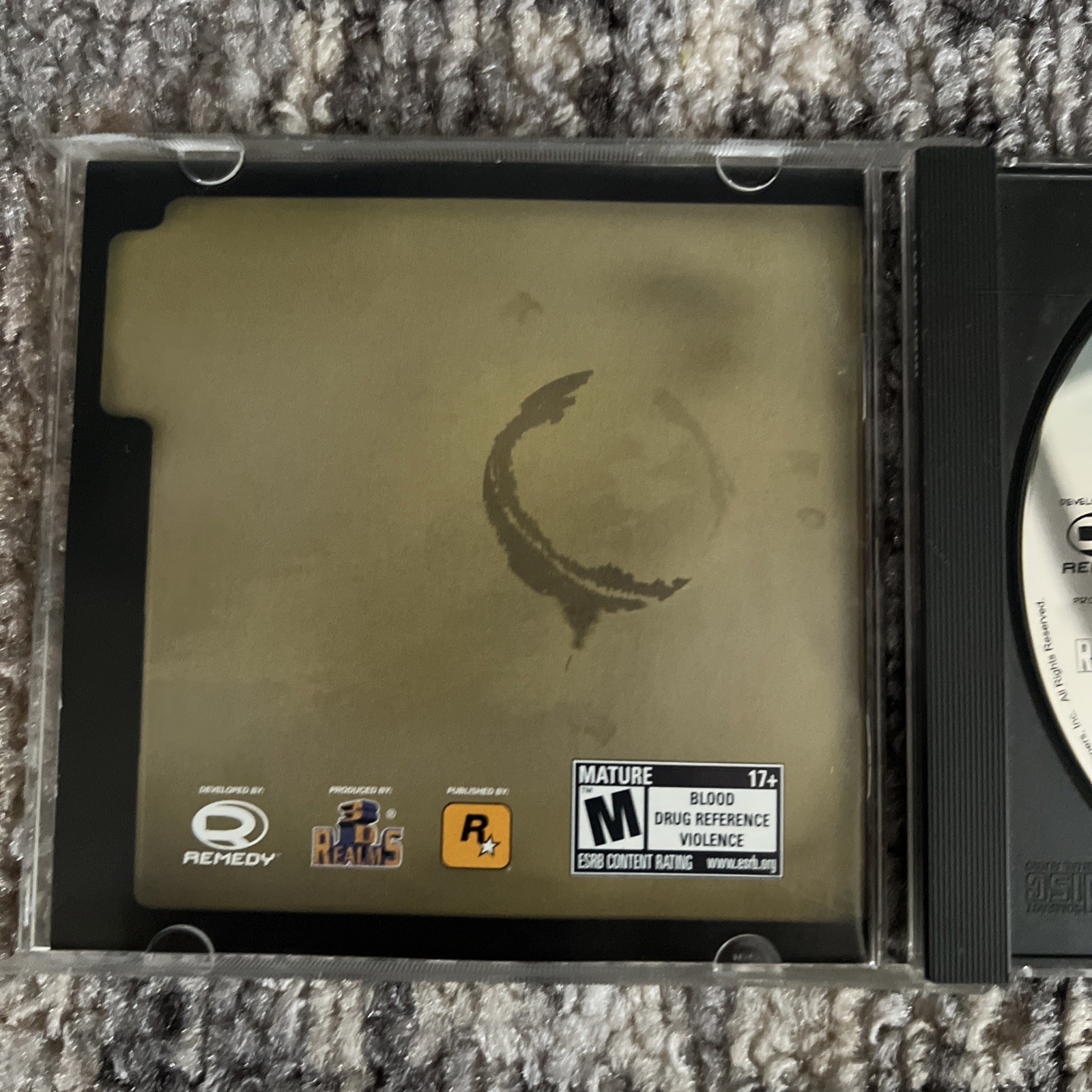 Max Payne PC CD-ROM 2001