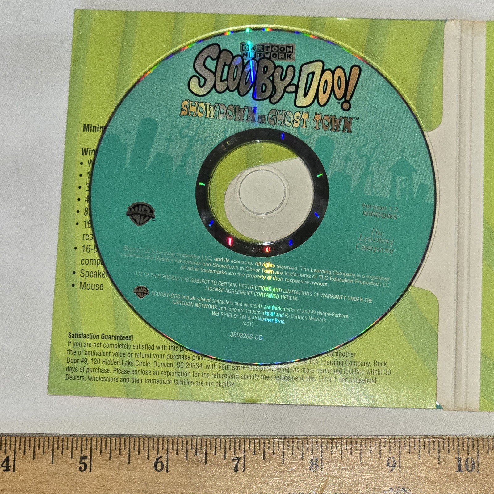 Cartoon Network Scooby-Doo Showdown in Ghost Town CD-ROM Mystery game