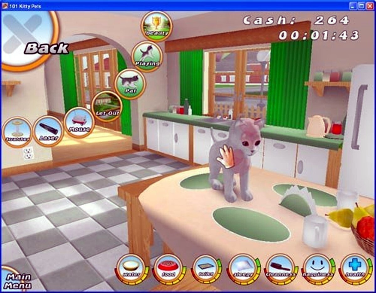 101 Kitty Pets PlayPets Virtual Sim Petz Games PC Windows Sealed New