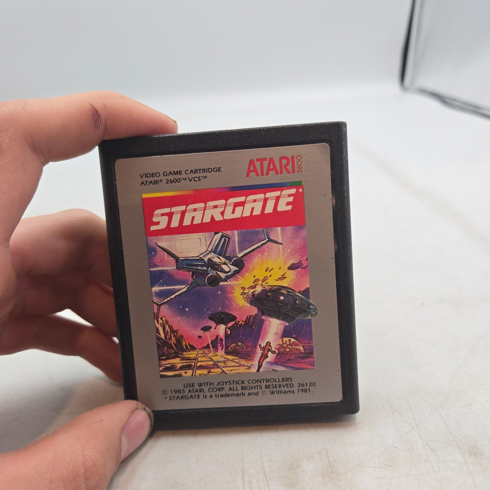 Vintage 80’s Atari 2600 Stargate Cartridge Game Only