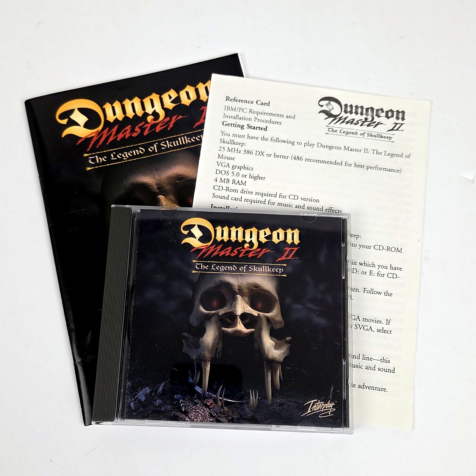 Dungeon Master II: The Legend of Skullkeep (PC Game, 1995, CD-ROM, DOS)