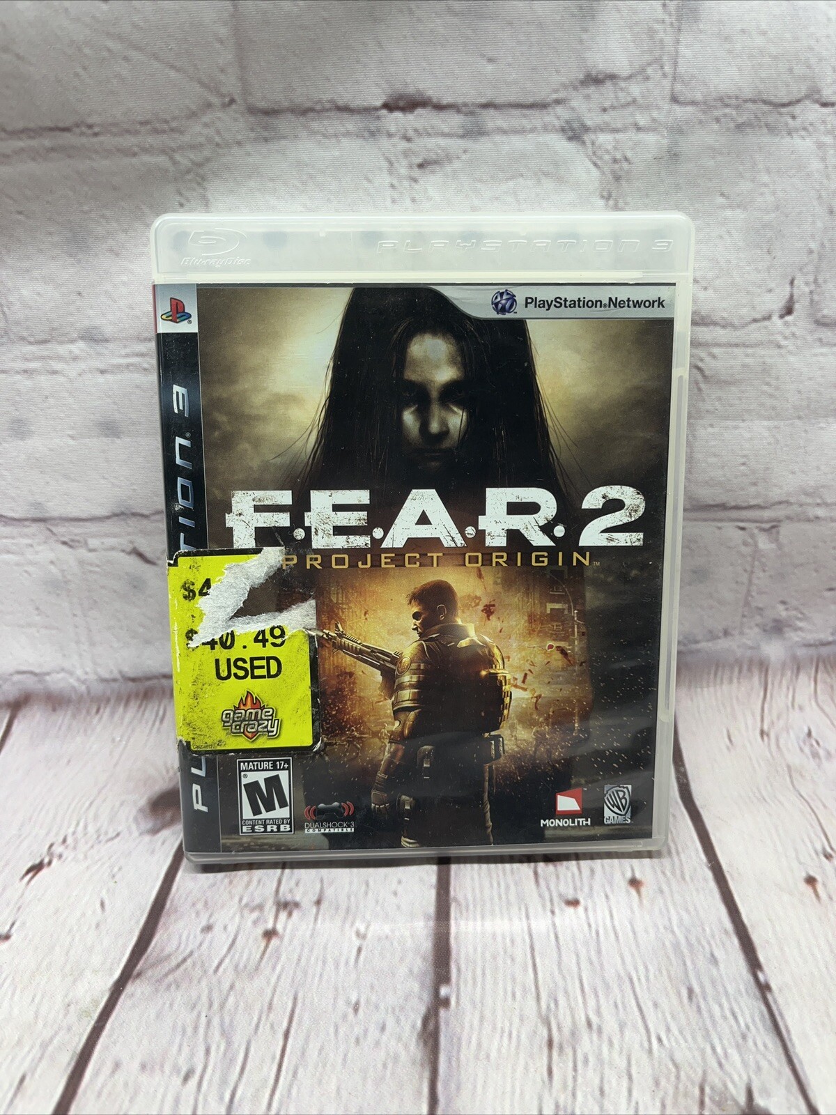 Fear 2: Project Origin (PlayStation 3, 2009) Complete