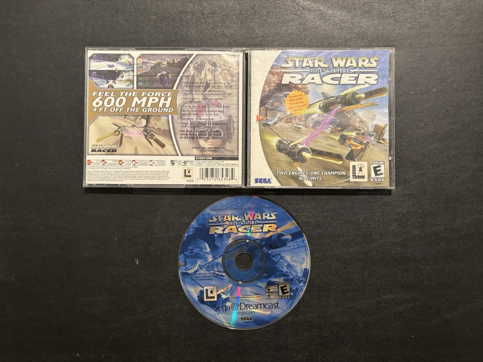 Star Wars: Episode 1: Racer (Sega Dreamcast) CIB Complete with Reg Card Tested!