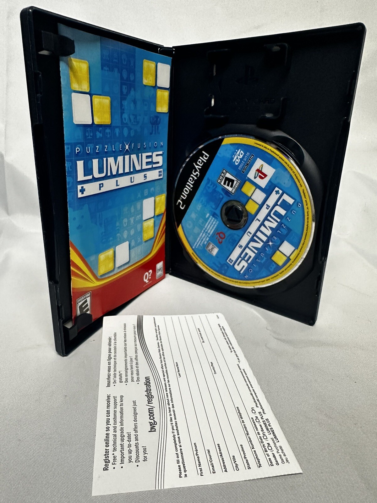Lumines Plus (Sony PlayStation 2, 2007) PS2 CIB Complete TESTED