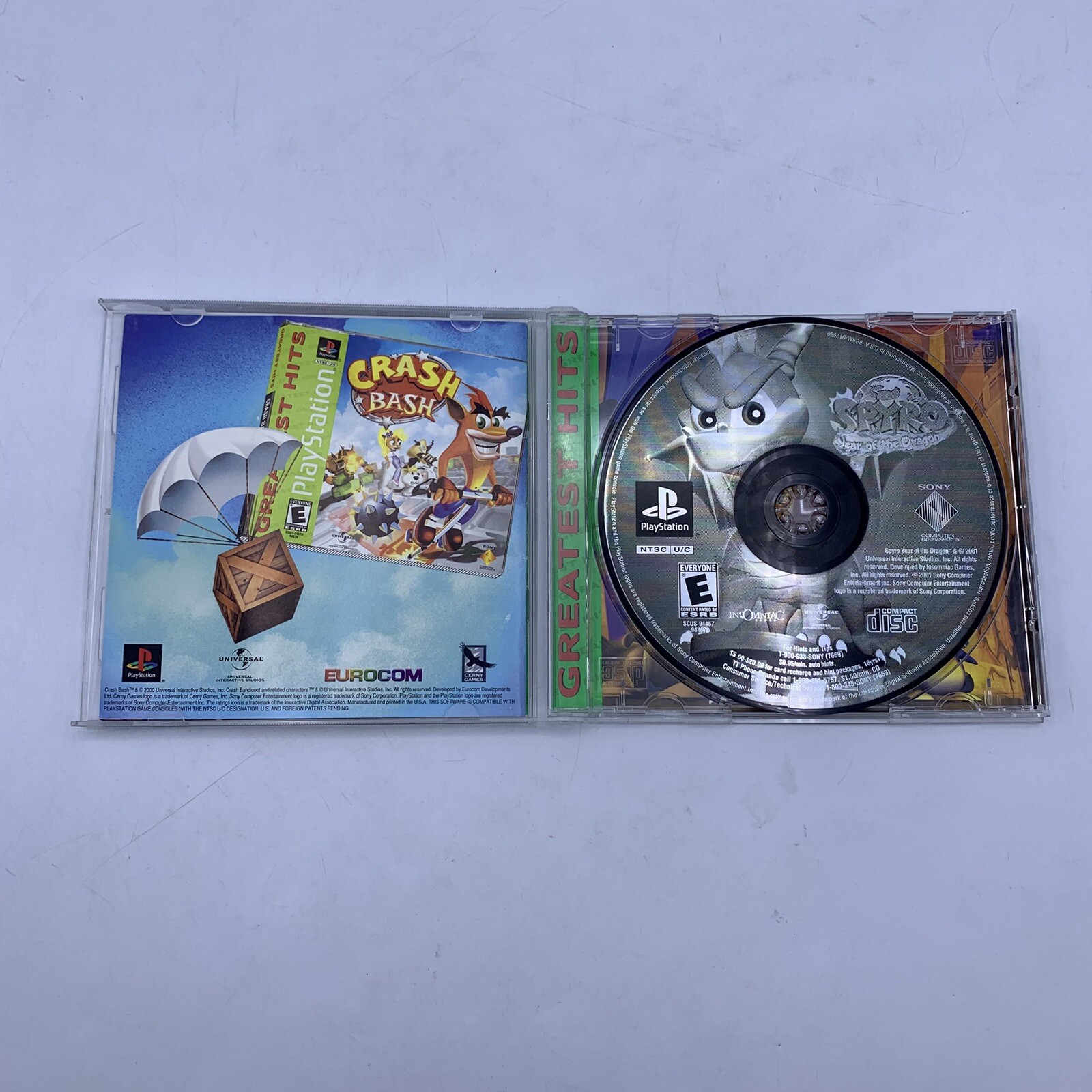 Spyro Year of the Dragon (Sony PlayStation 1 PS1, 2000) CIB