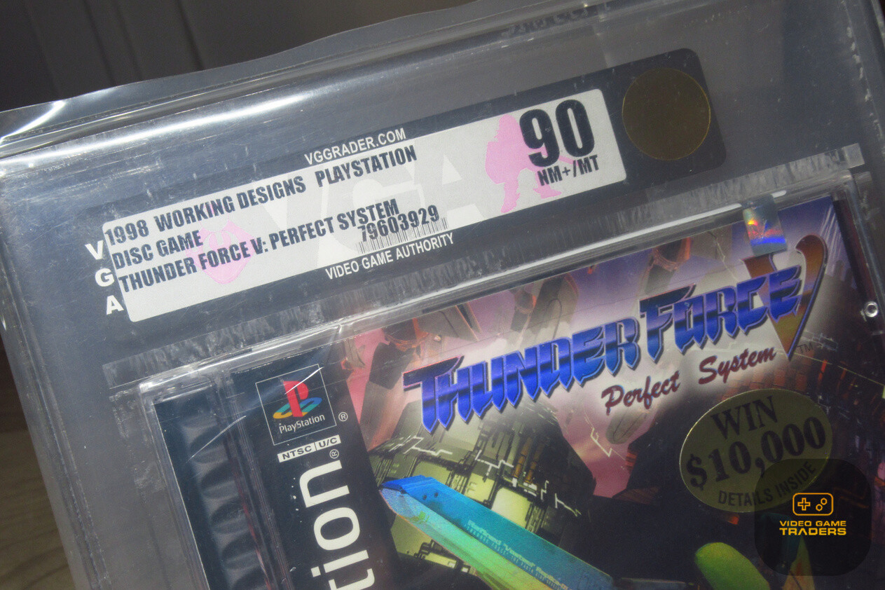 GOLD VGA 90! – Thunder Force V: Perfect System (PlayStation 1, PS1, PSX) NEW!