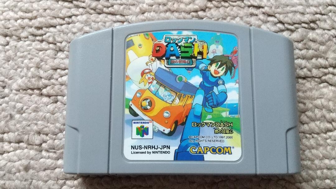 ROCKMAN DASH Megaman Nintendo 64 Mega man from Japan free shipping