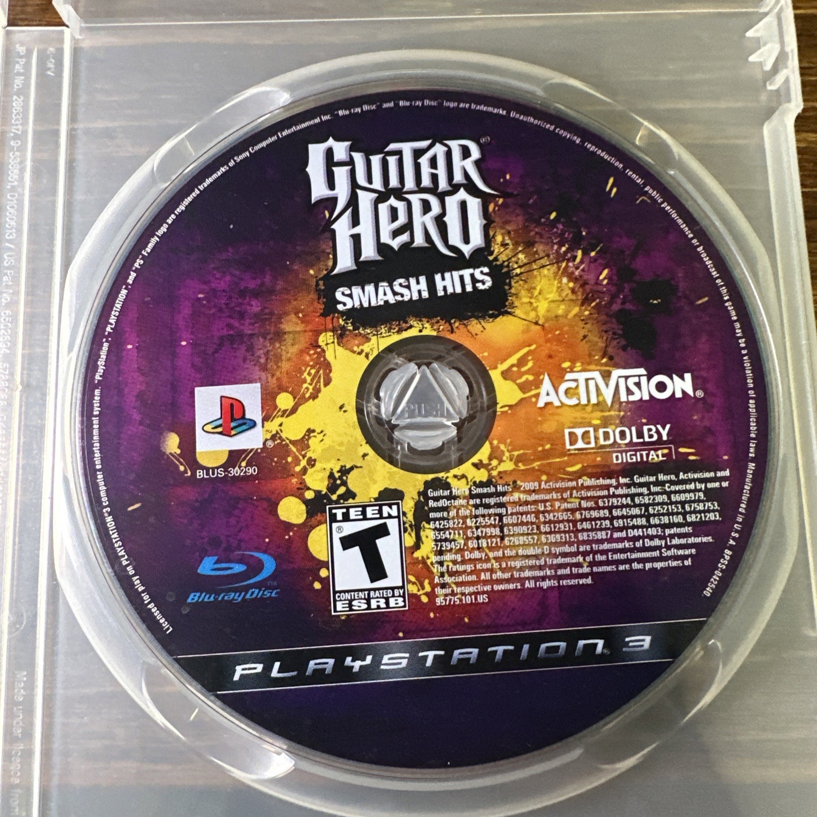 Guitar Hero Smash Hits PS3 Playstation 3 DISC Only