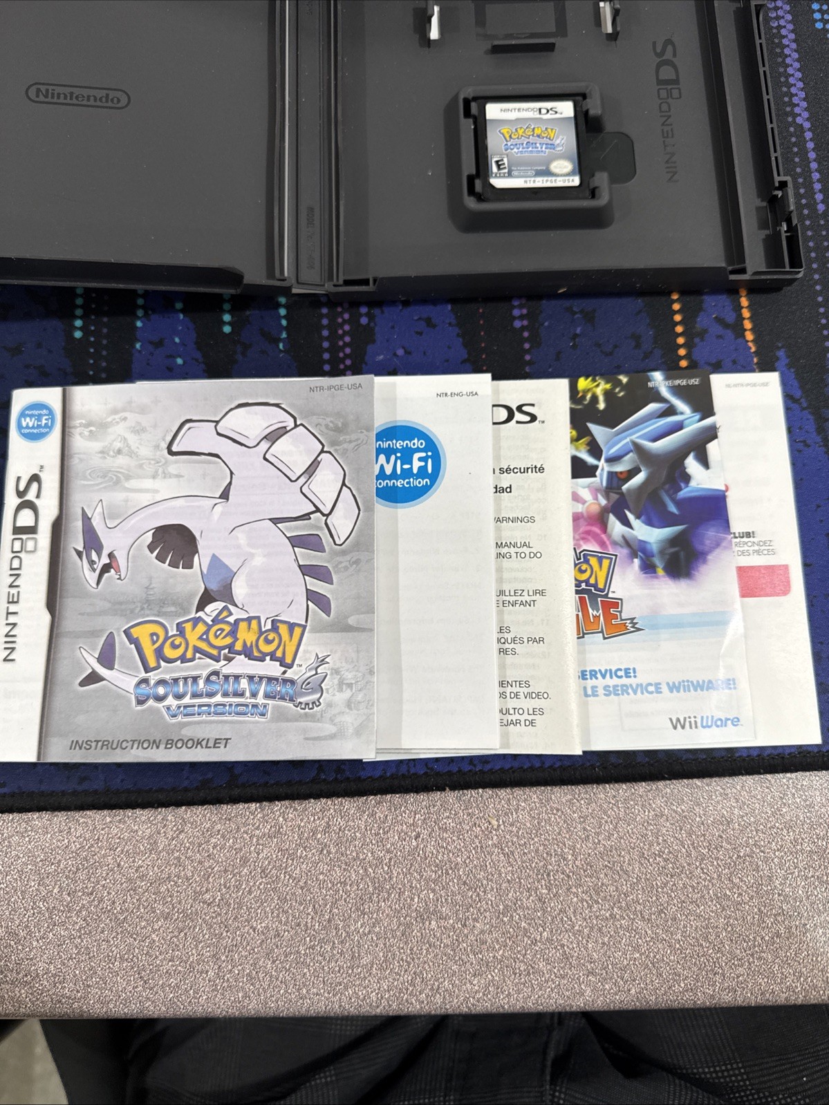 Pokemon SoulSilver Version DS Big Box No Pokewalker Authentic Tested!