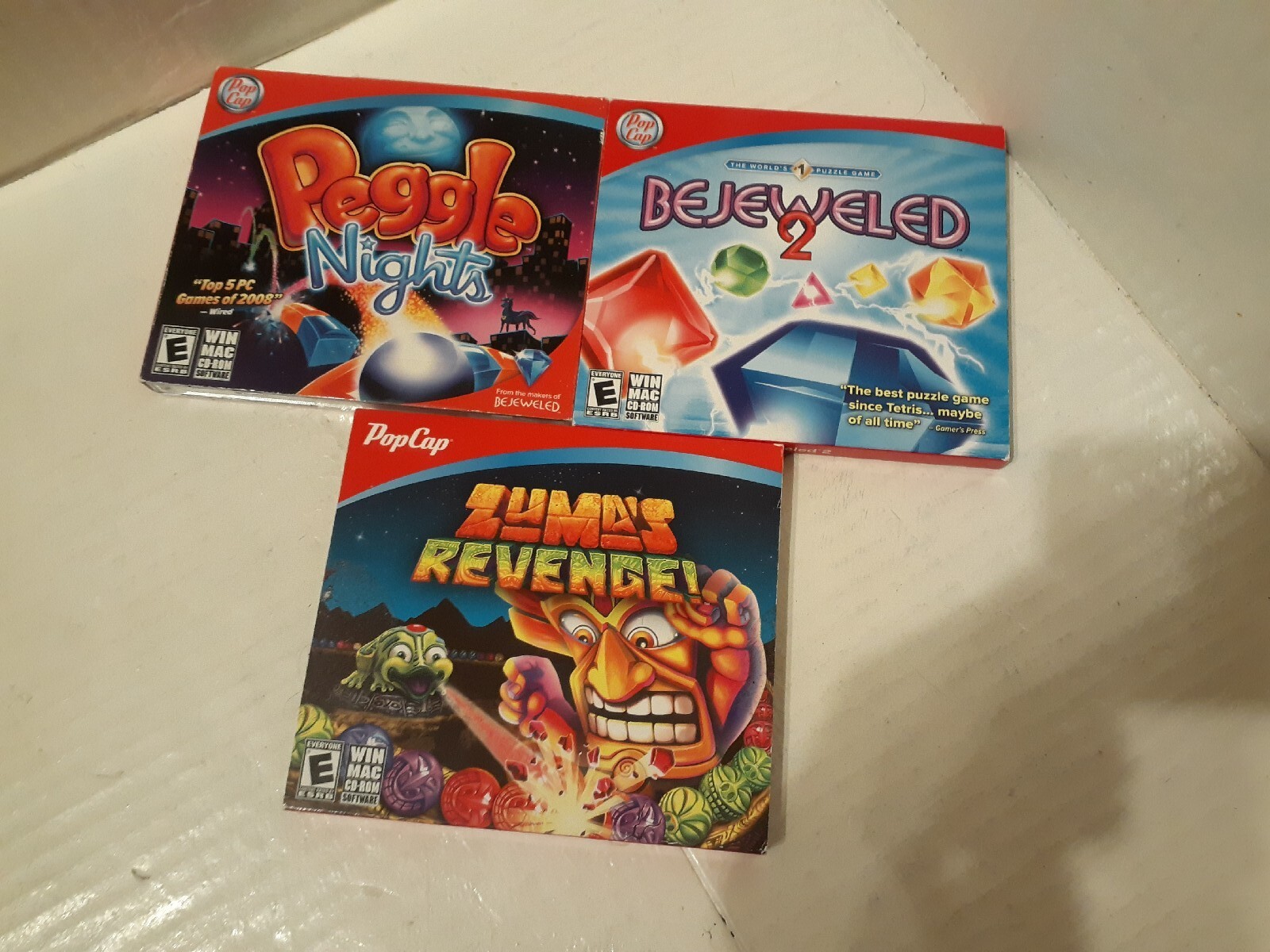 Bejeweled 2, Peggle Nights & Zumas Revenge WIN MAC