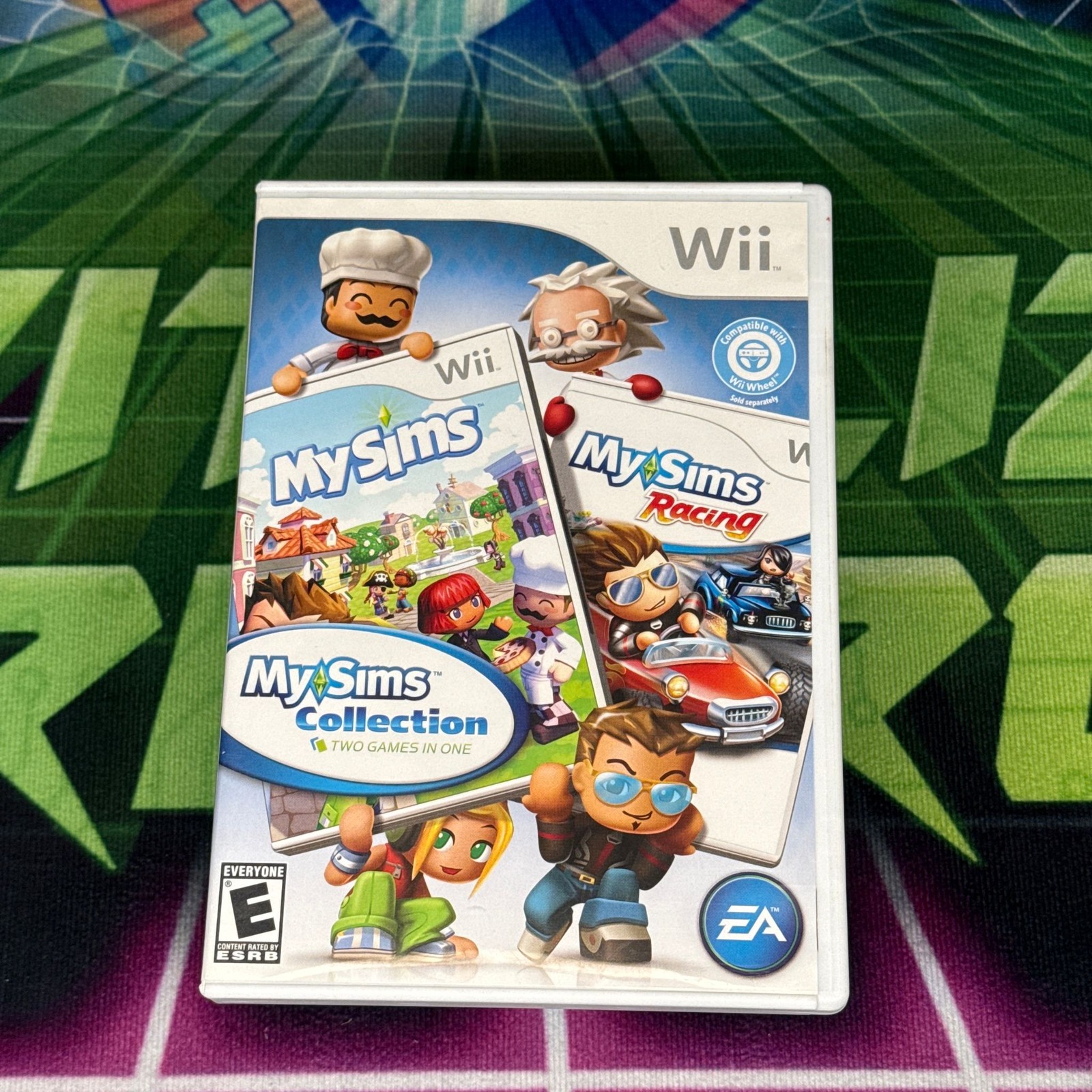 MySims Collection Wii EA Game MySims MySims Racing Disc Case Manual Complete