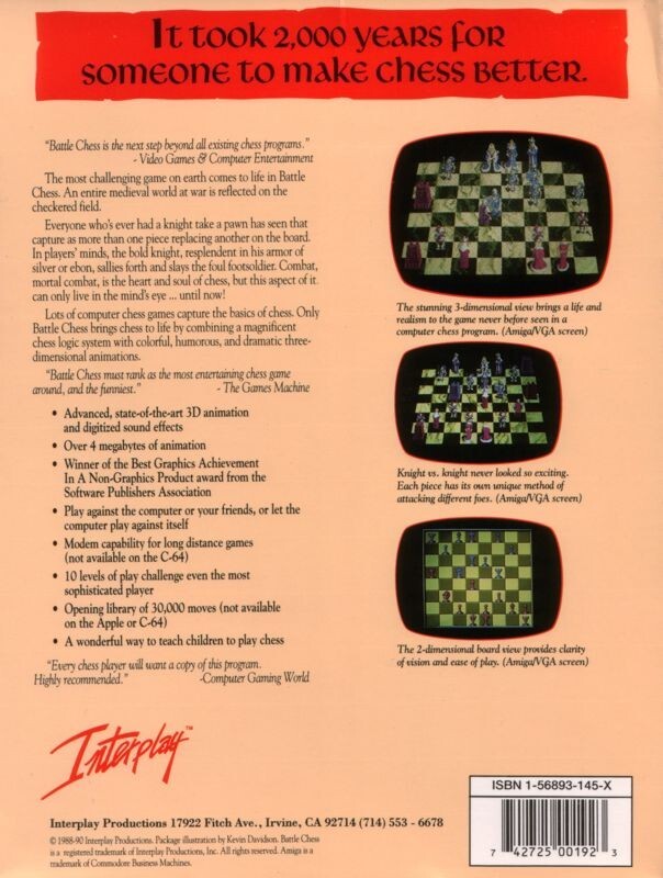 Battle Chess PC Game 1991 Interplay Windows 10 11