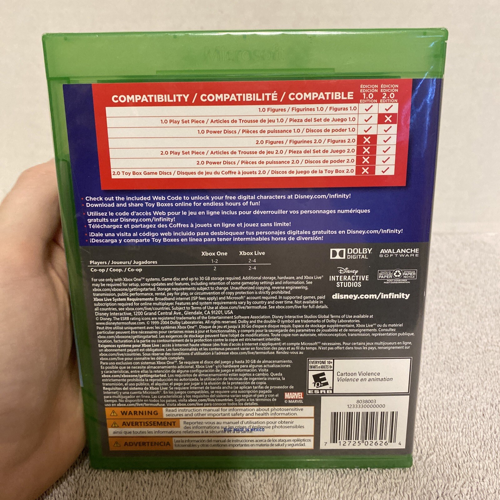 Disney Infinity 2.0 Edition XBOX ONE BRAND NEW FACTORY SEALED FROM STARTER PACK