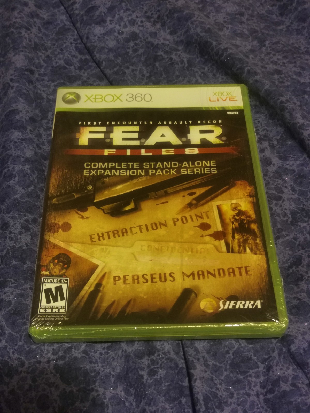 F.E.A.R. Files (Microsoft Xbox 360, 2007) Brand New Factory Sealed Game MINT