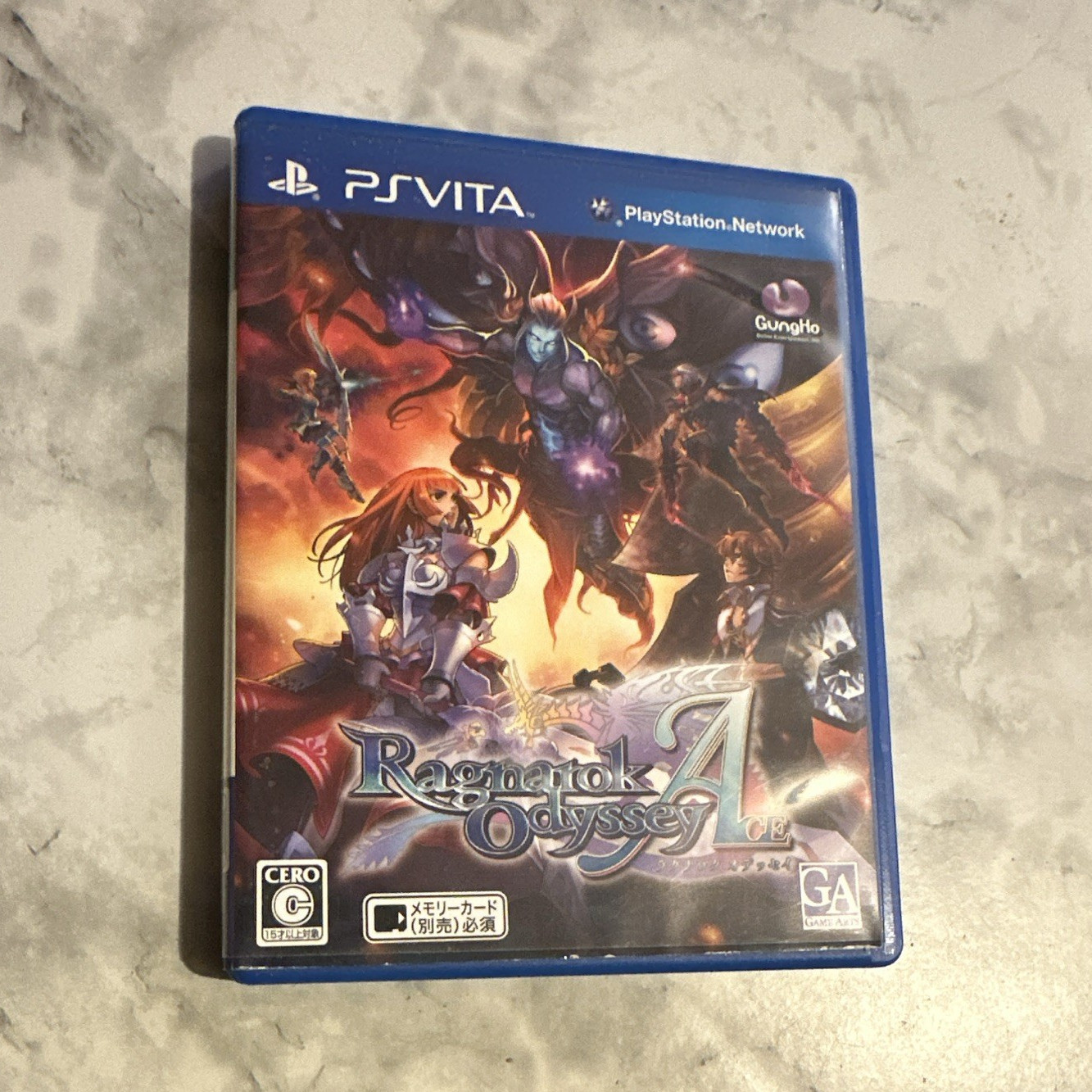 GungHo Ragnarok Odyssey Ace (PS Vita) Action Adventure Hunting CERO C NTSC-J