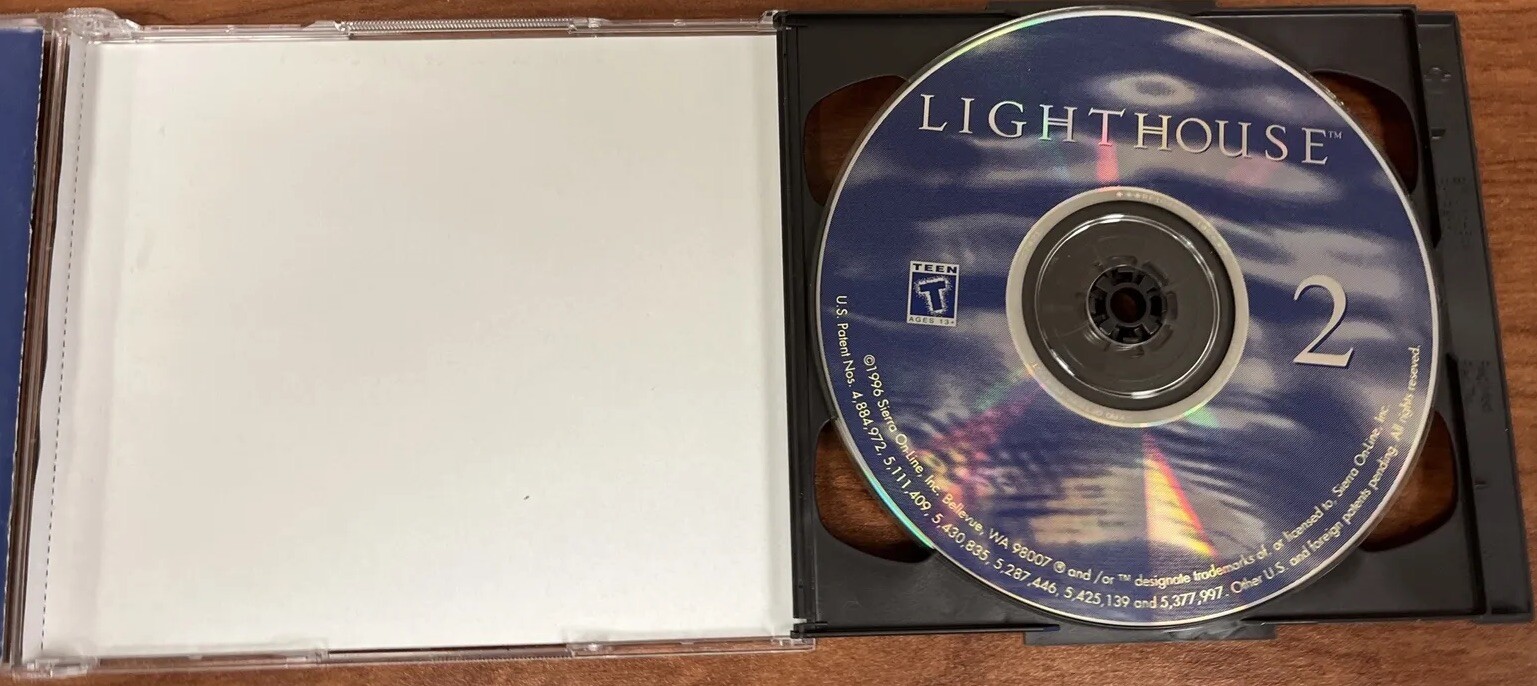 Lighth Use the Dark Being 1996 PC MAC CD-ROM Sierra 95, 2 Discs. G