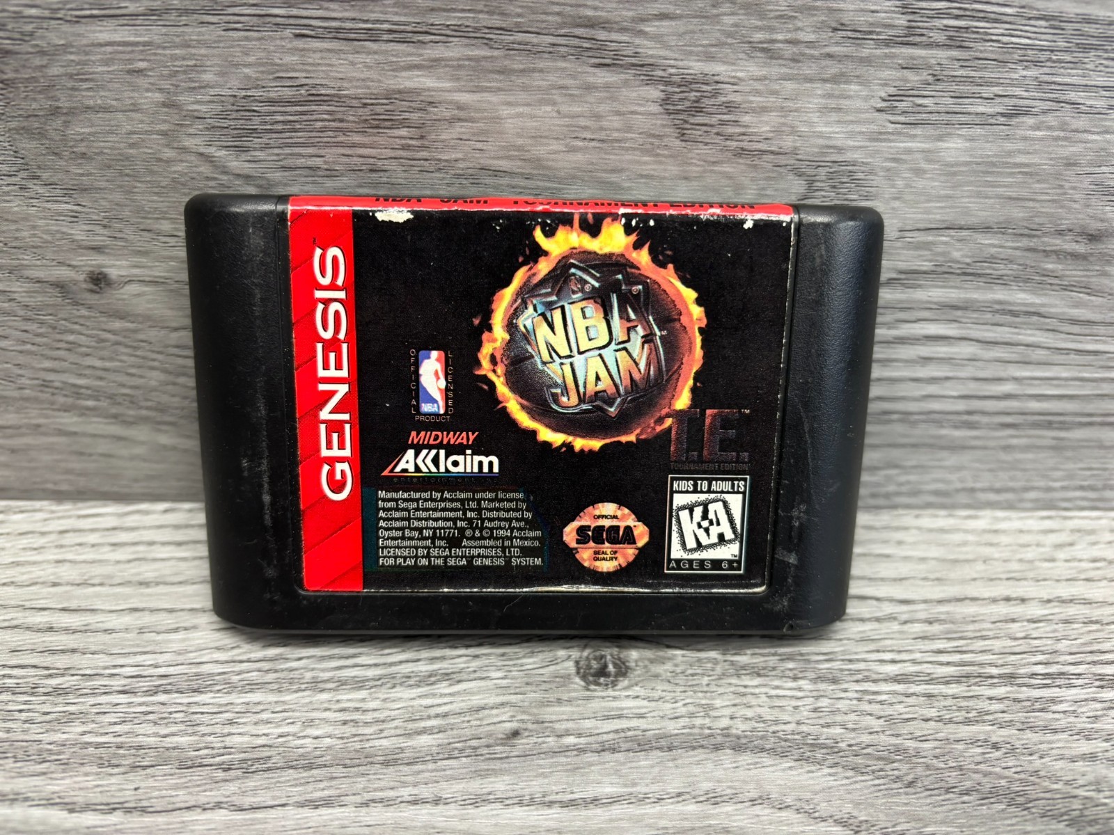 NBA Jam T.E. Game for Sega Genesis 1995