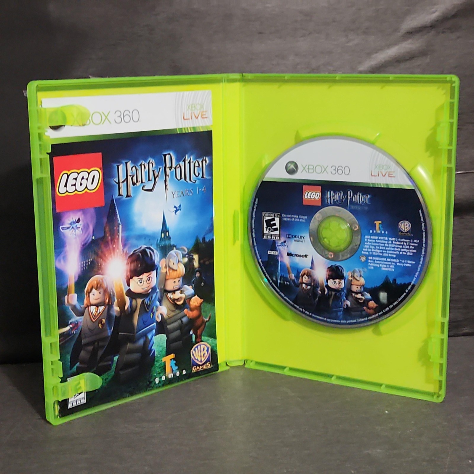 LEGO Harry Potter Years 1-4 Microsoft Xbox 360 Game CIB E10+ WB Family