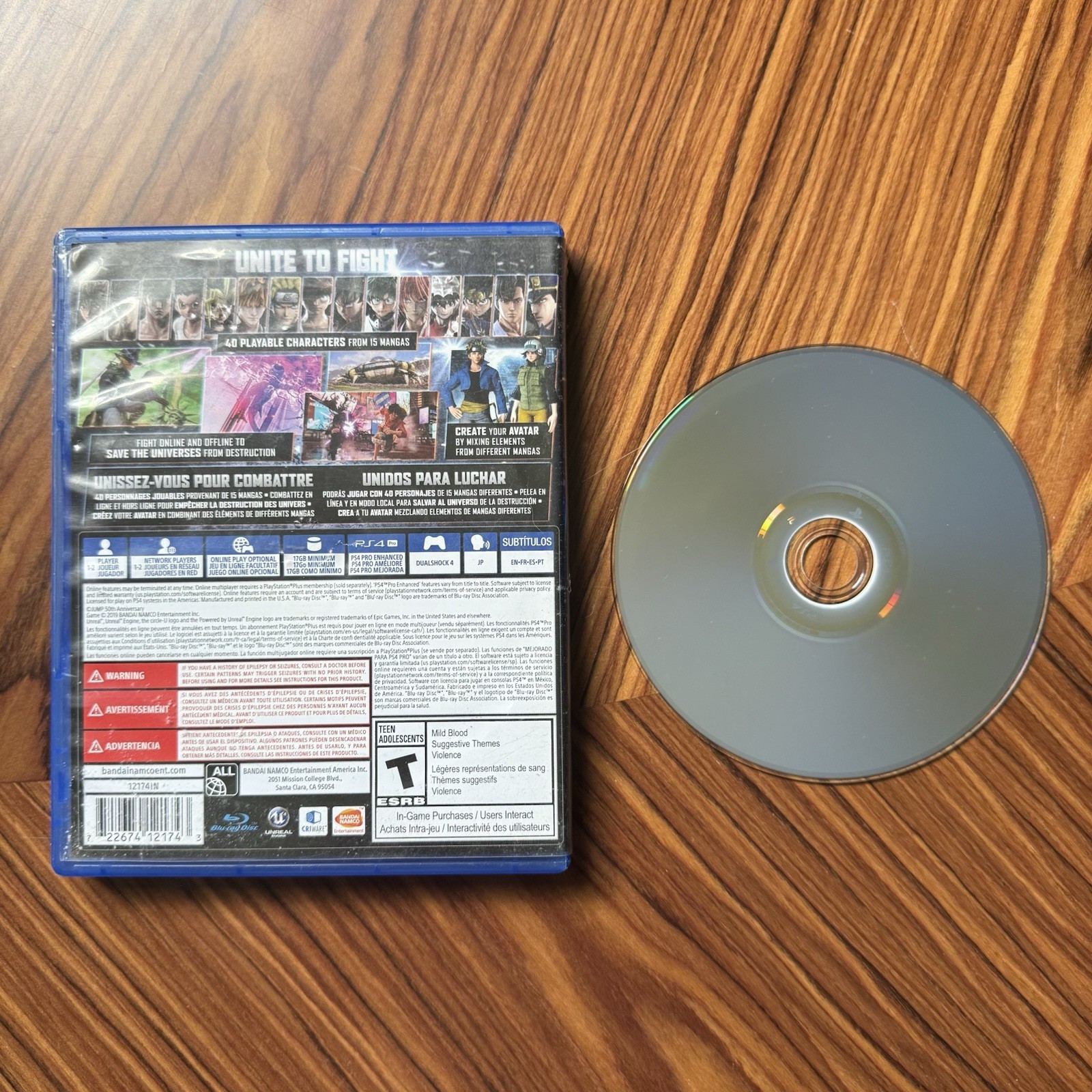 Jump Force – Sony PlayStation 4 – Complete Tested Working – Free Ship