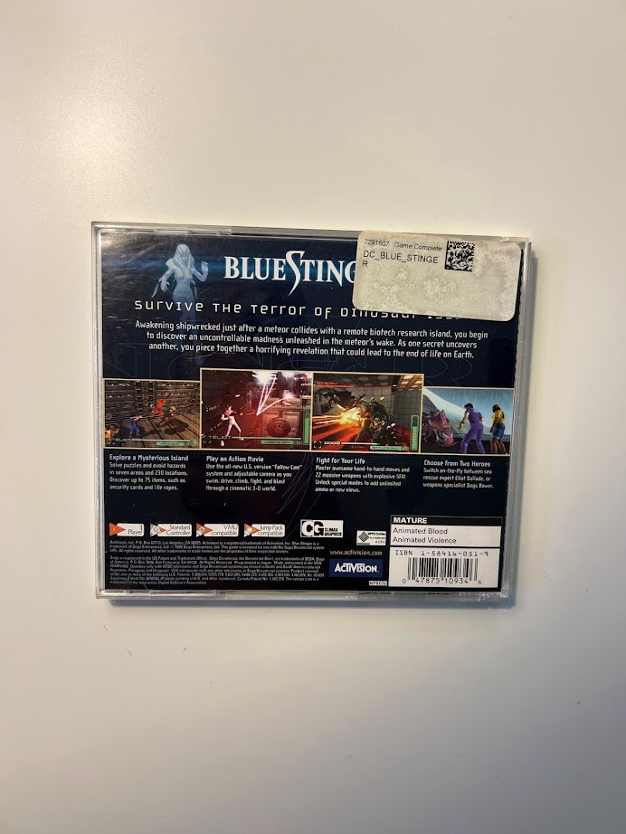 Blue Stinger (Sega Dreamcast, 1999) – Complete in Box