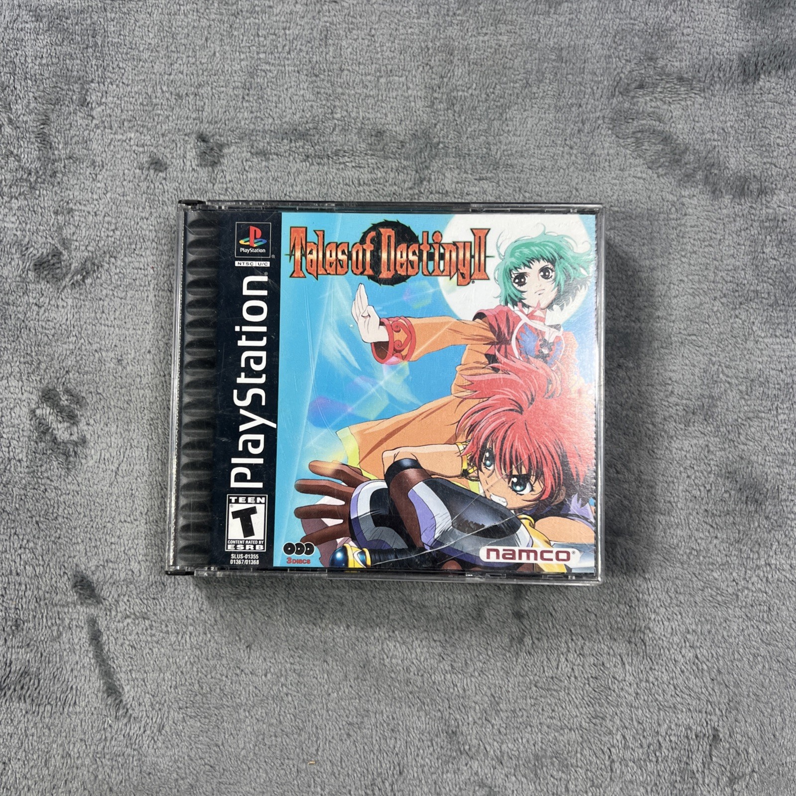 Sony PlayStation 1 Tales of Destiny II Black Label OEM Namco PS1 Manual HTF READ
