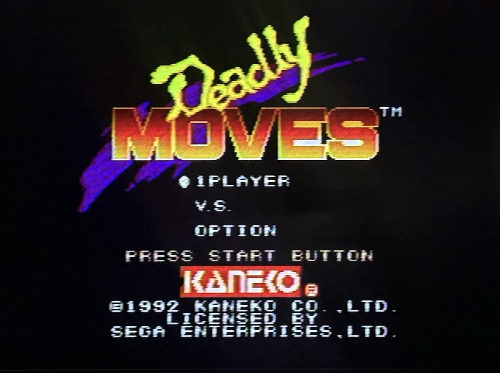 Deadly Moves (Sega Genesis) Retro | Vintage Video Game – Tested