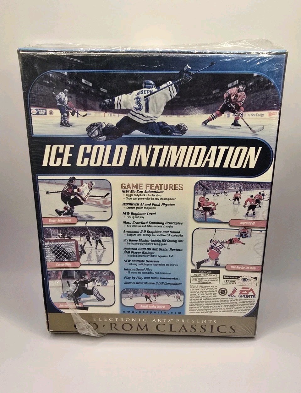 NHL 99 EA Sports PC CD-ROM Game NEW Big Box Windows 95