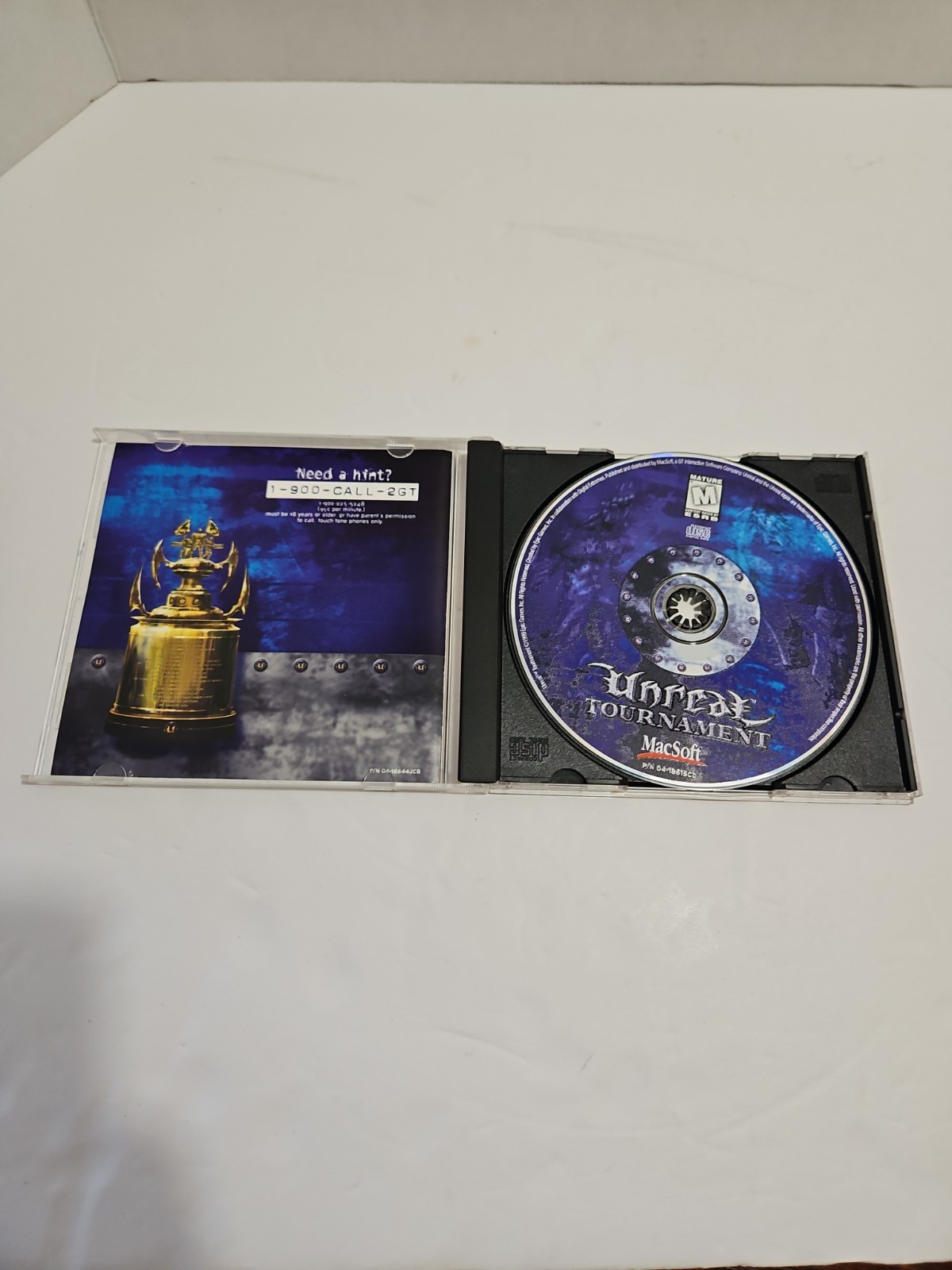 Unreal Tournament PC CD-ROM Big Box Vintage FPS Epic Games / GT Interactive 1999