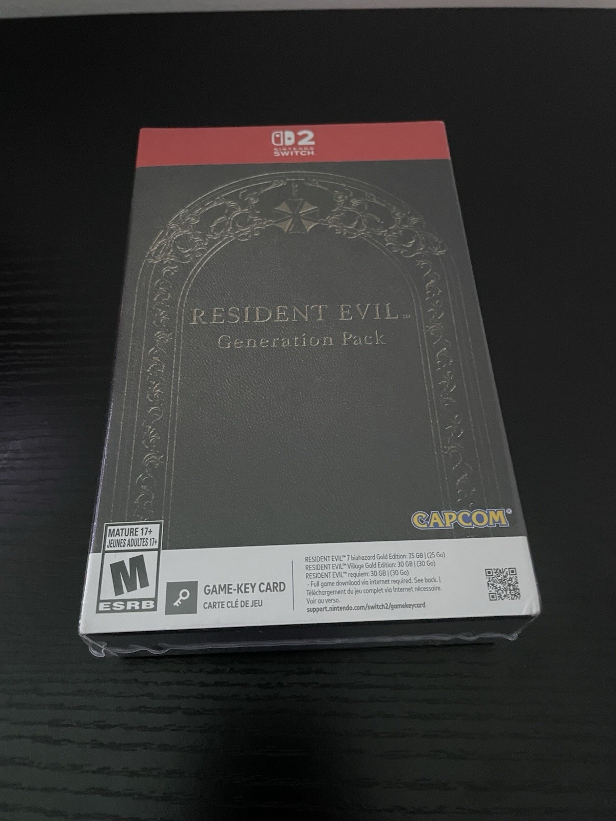 BRAND NEW Resident Evil Generation Pack Nintendo Switch 2 – Game Key Card