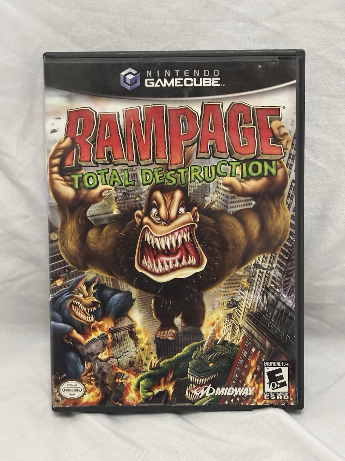 Midway Rampage: Total Destruction Nintendo GameCube 2006 E10+ Rare