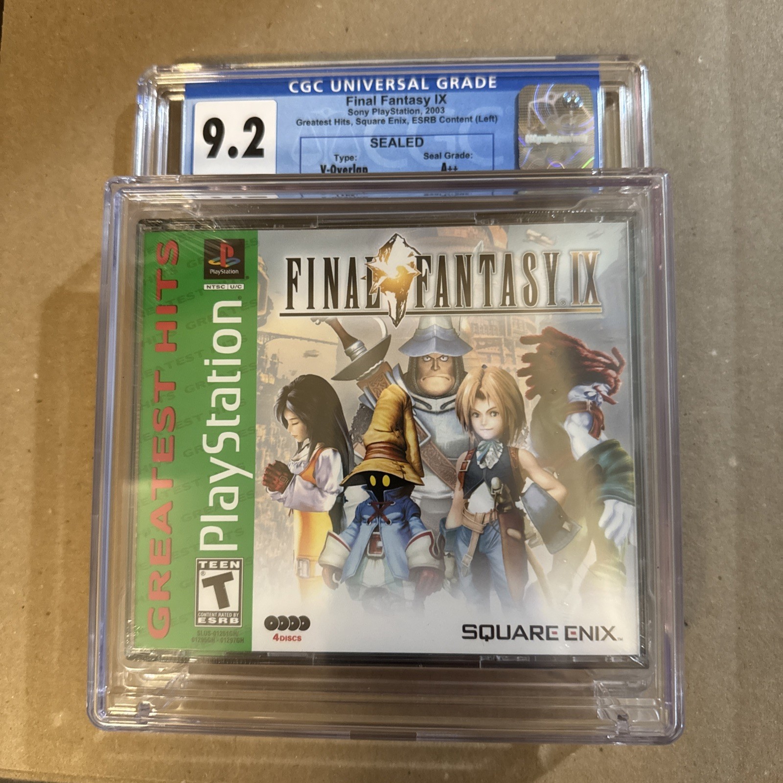 Final Fantasy IX Sony PlayStation 1 Greatest Hits Sealed CGC 9.2