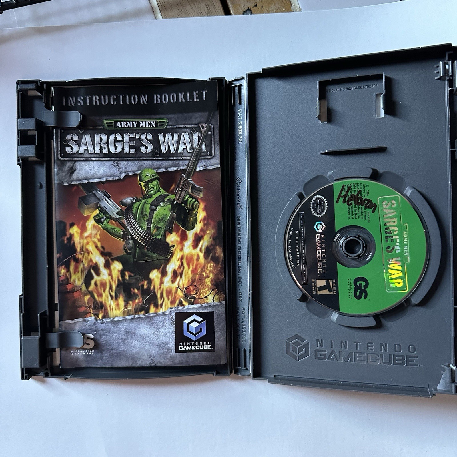 Army Men: Sarges War – Nintendo GameCube – Complete with Manual