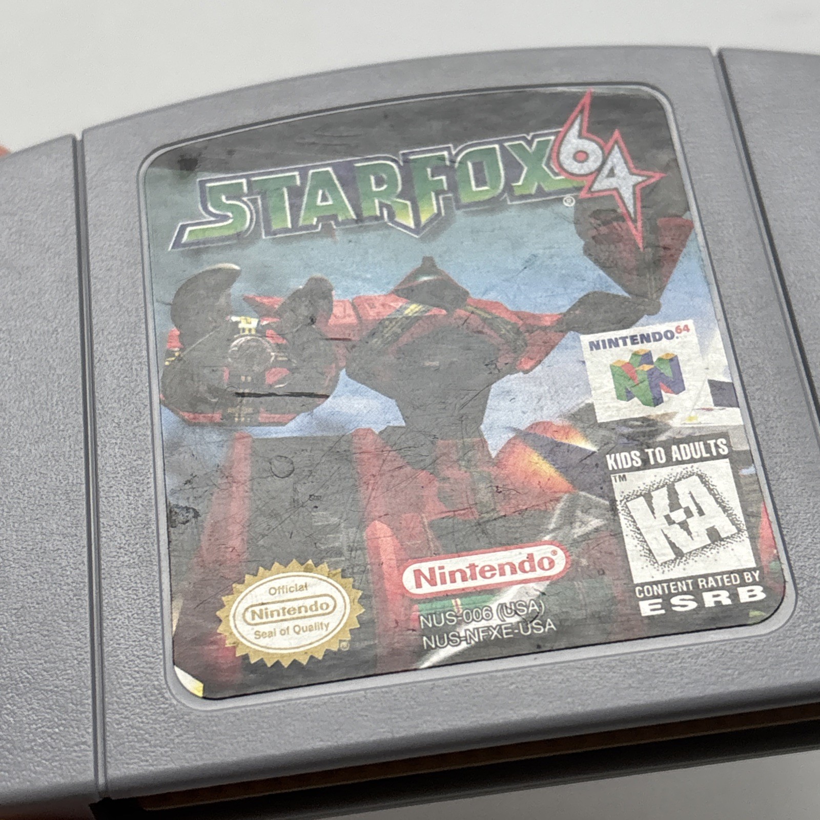 Star Fox Nintendo 64 N64 Authentic Cleaned Tested Super Fun Retro Kids Game